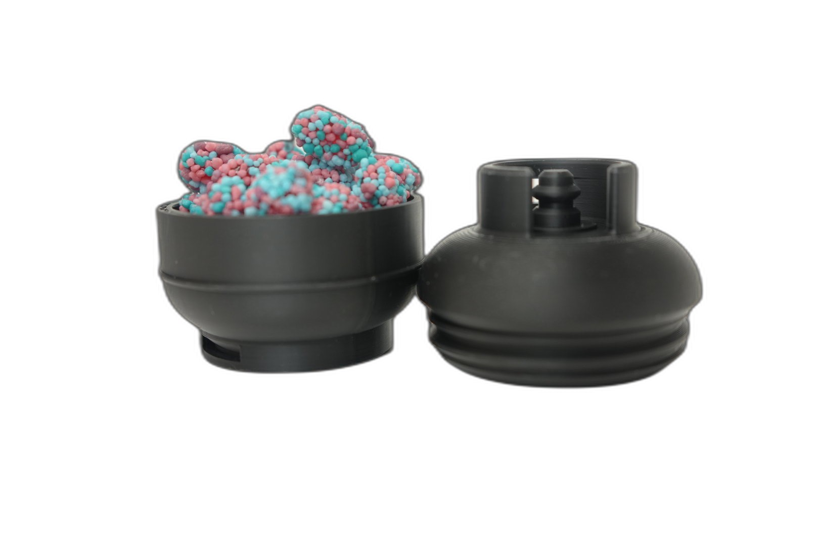 Custom Weed Jar — Signature Lid Edition — Bowl — Matte Black